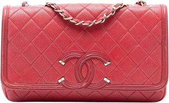 Chanel Borsa a tracolla con catena Pre-owned - - Pre-owned - Donna - Rosso - ONE SIZE