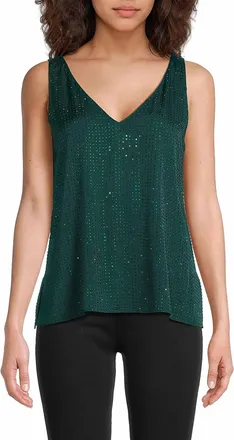 Emanuel Ungaro Rosie Sleeveless Blouse In Pine