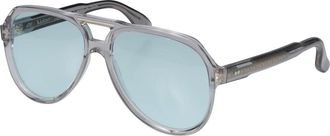K&agrave;dor Sunglasses, unisex, Gray, Size: 58 MM Big Pilot Sunglasses