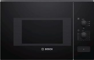 Bosch Microondas Solo 20l 800w Empotrable Negro - Bfl520mb0 - Bosch