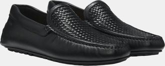 HUGO BOSS Mens BOSS Orange Noel_Mocc_ltwvr Mens Shoes 50563133 - Black 001 - Size: 10