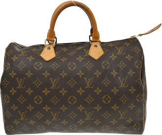 Louis Vuitton Speedy Monogram Canvas Brown Canvas Handbag (Pre-Owned)