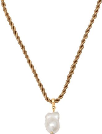 Ettika 18K Plated 10-12mm Pearl Pendant Necklaces