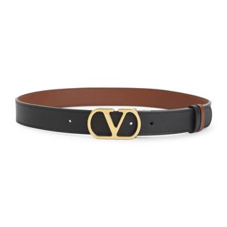 Valentino Garavani Dames, Accessoires, Zwart, Maat: 75 CM Leer