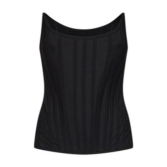 Giuseppe Di Morabito Tops, Dames, Zwart, XL, Strapless Top
