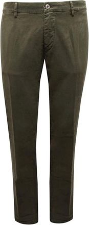 Mason's Groene Milanostijl Broek - Heren - Chinos - Groen - 2XL - Katoen - Broeken