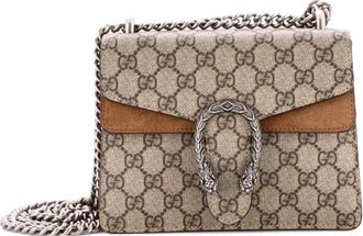Gucci Dionysus Bag GG Coated Canvas Mini crossbody bag - Bruin