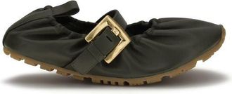 Balmain Bicolor Lams Ovis Aries Aries Balletflats