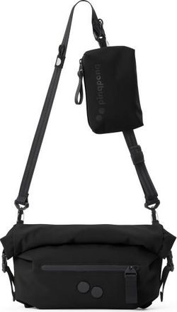Pinqponq Aksel Solid 2+5 Umhängetasche - | schwarz