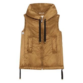 Max Mara Greengo Imbottito Smanicato - female - Max Mara - Waistcoats - Beige - 3XS - Jackets