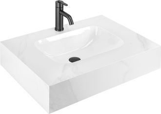 Rea Lavabo Suspendido Rea Aresa Belt White 70