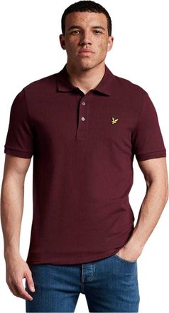 Lyle & Scott Herenpolo met korte mouwen (Bourgondi&euml;)