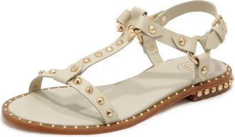 Ash Flat Sandals, female, White, 8 UK, Patsy Flat Sandal