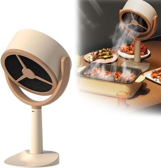 No Brand Purificador De Aire, Campana Extractora Port&aacute;til De Sobremesa, Limpiador De Humos Recargable, Purificador De Aire, Ventilador De Humo Para Fumar En In