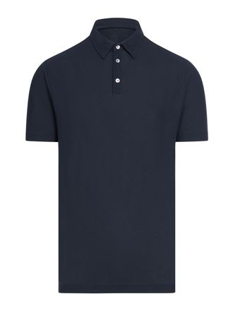 Zanone Cotton three-button polo shirt