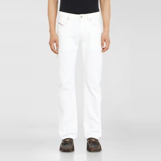 Diesel Regular Jeans Low Waist 1985 Larkee, White, Button fly