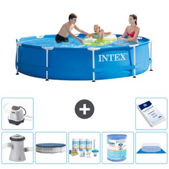 Intex Piscina Con Estructura Redonda - 305x76 Cm - 8-piezas S31651