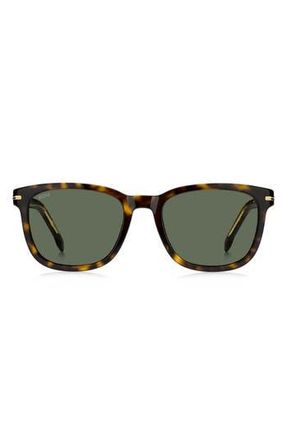 BOSS 54mm Square Sunglasses in Havana at Nordstrom Rack