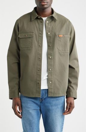 Pendleton Cotton Stretch Twill Work Shirt in Green/Ponderosa at Nordstrom, Size X-Large