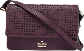 Kate Spade New York Borsa a tracolla Arielle in pelle traforata Pre-owned - Rosso