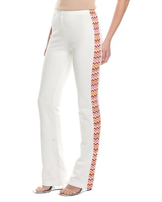 M Missoni Zig Zag Patterned Wide-Leg Pant