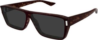 Saint Laurent Unisex Black Square Sunglasses SL757 002