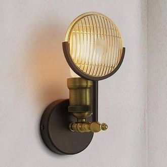 OEM Aplique De Pared De Estilo Industrial Retro Con Forma De Coche, Aplique De Pared Con Forma De Faro Retro, Aplique De Pared De Hierro Forjado, Para Sal