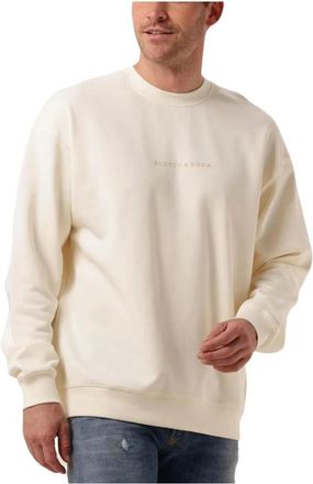 Scotch & Soda Core-Logo Front Chest Sweatshirt - Heren - Sweatshirts - Beige - XL - Hoodies & sweatvesten