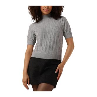 Twinset Dames Truien & vesten 242tp3600 - Dames - Truien - Grijs - Maat: S
