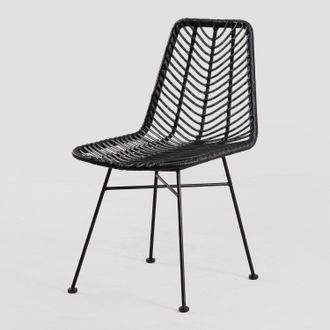 Sklum Silla De Comedor En Rat&aacute;n Sint&eacute;tico Gouda Colors Sklum