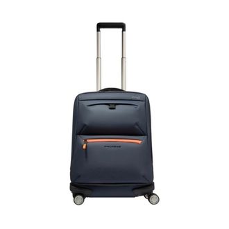 Piquadro Cabin Bags, unisex, Blue, Size: ONE SIZE Corner 2.0 Cabin Trolley