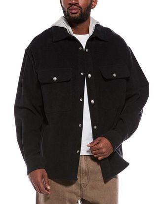 Palm Angels Hooded Knit Jacket
