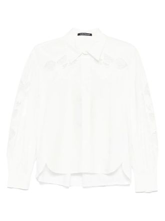 Luisa Cerano Katoenen blouse - Wit