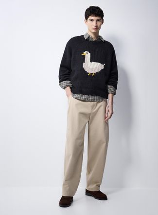 Le 31 Mens Colourful twill pant Loose fit Imported from Seoul