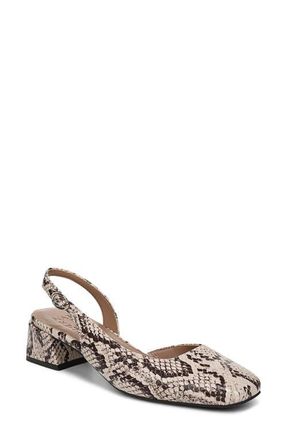 Naturalizer Jayla Slingback Pump in Beige Multi at Nordstrom, Size 9.5