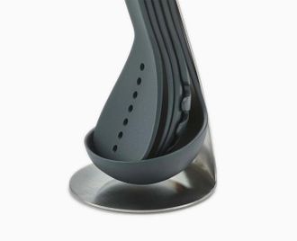 Joseph Joseph Nest Stainless-steel Utensil Set, Joseph Joseph, Set De Utensilios De Cocina, 5 Piezas, Dise&ntilde;o Compacto, Resistente Al Calor, Acero Inoxidable, Color 