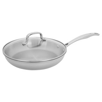 J.A. Henckels International Clad H3 10-inch Stainless Steel Fry Pan with Lid