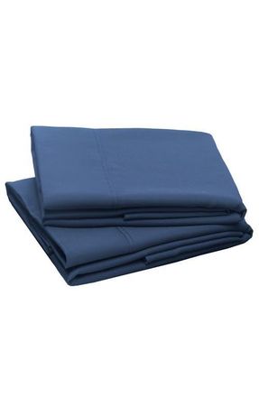 California Design Den Set of 2 Pillowcases - Signature Comfort 100% Egyptian Cotton Sateen in Navy Blue at Nordstrom, Size Standard