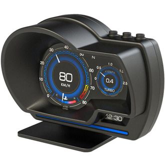 OEM Pantalla Hud Para Autom&oacute;vil, Obd Ii + Gps, Indicador Inteligente, Veloc&iacute;metro De Alta Definici&oacute;n, Herramienta De Diagn&oacute;stico, Borrado De C&oacute;digos De Er