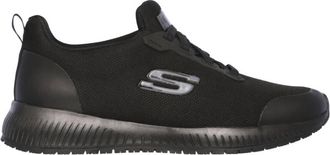 Skechers Womens Work Squard Sr Shoes In Black