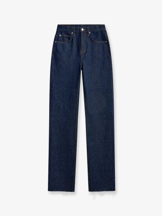 Frankie Shop Jeans Dalston in blue denim - THE FRANKIE SHOP - gender_Woman