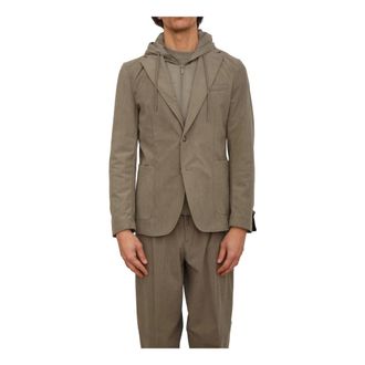 HUGO BOSS Jassen, Heren, Groen, 2Xl, Leer, P-Hanry Jacket