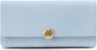 Hobo Large Hutton Leather Continental Wallet in Dusted Sky at Nordstrom