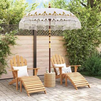Berkfield Home Manual Cream 180-190 cm Cotton fabrics & Wood & Bamboo