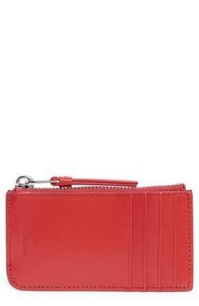 AllSaints Marlborough Leather Wallet in Gala Red at Nordstrom Rack