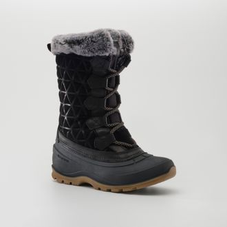 kamik Winterstiefel KAMIK SNOVALLEY6, Damen, Gr. 36, schwarz, Leder, Synthetik, Schuhe Winterstiefel, Winterschuhe, Winterboots, Snowboots, wasserdicht, gef