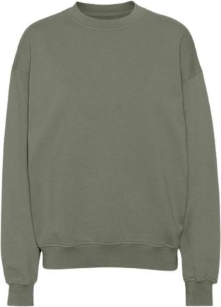 Colorful Standard Organische oversized crew - Heren - Sweatshirts - Groen - L - Hoodies & sweatvesten