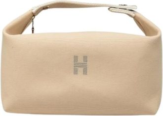 Herm&egrave;s Pre-owned Bride-A-Brac Mini Bag - Dames - Vintage Mini Tas - Beige - ONE Size - Leer - Vintage
