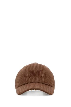 Max Mara Brown Logo Baseball Hat