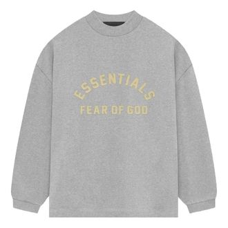 Fear of God SS24 Heavy Jersey Long-Sleeve T-Shirt Light Heather Grey 125SP242016F